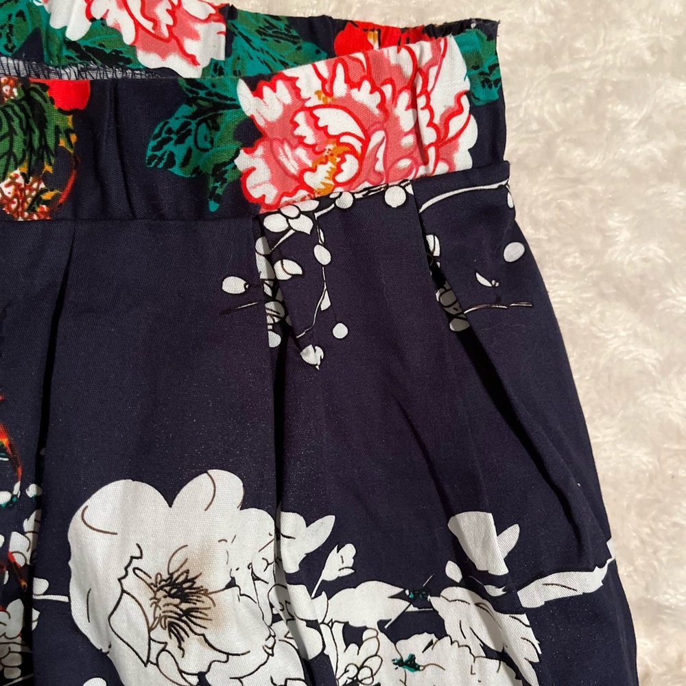 VINTAGE FLORAL PRINT GARDEN PARTY SKIRT - Picture 5 of 11